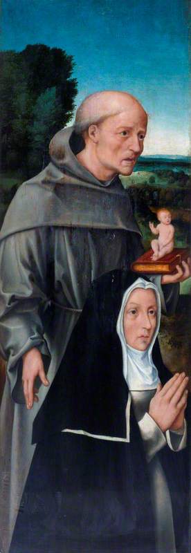 Saint Anthony of Padua with a Nun