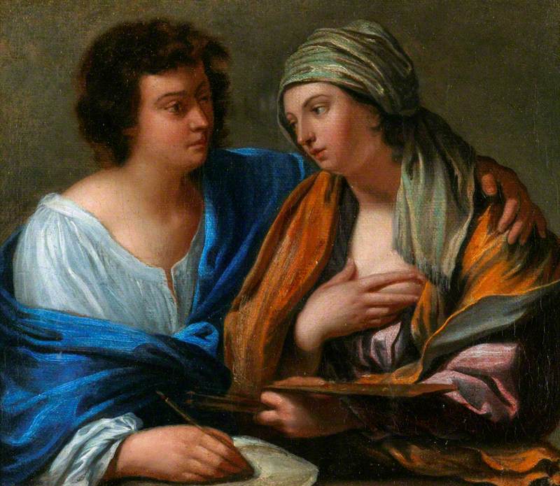 An Allegory of Painting: A Man and a Woman Embodying 'Disegno' and 'Colore'