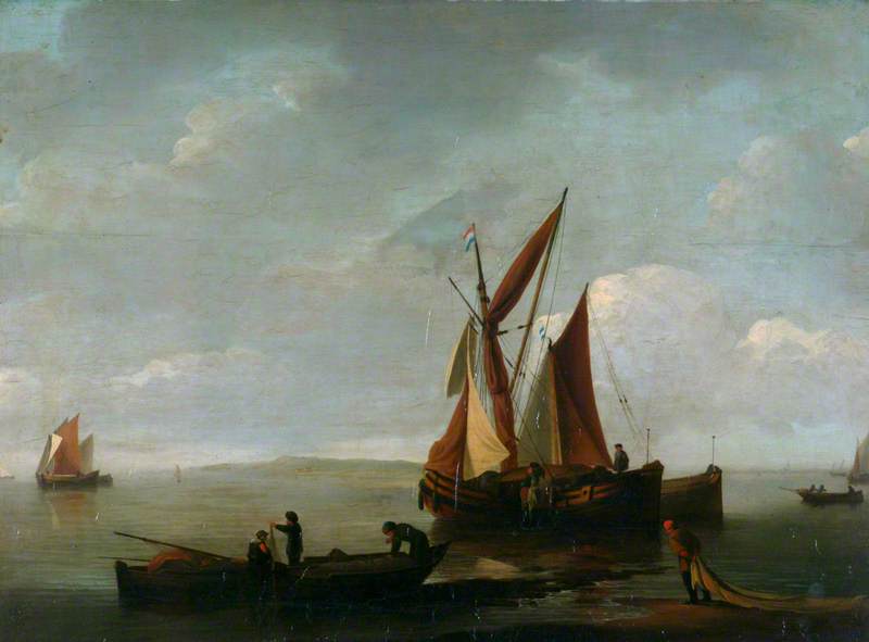 Sea Piece with Fishing Boats