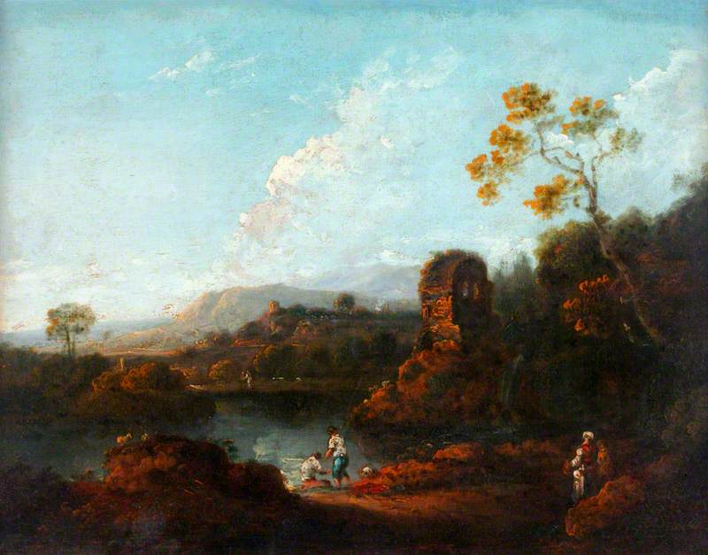 Landscape with a River and Ruins