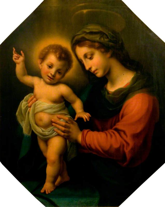 The Virgin Holding the Standing Infant