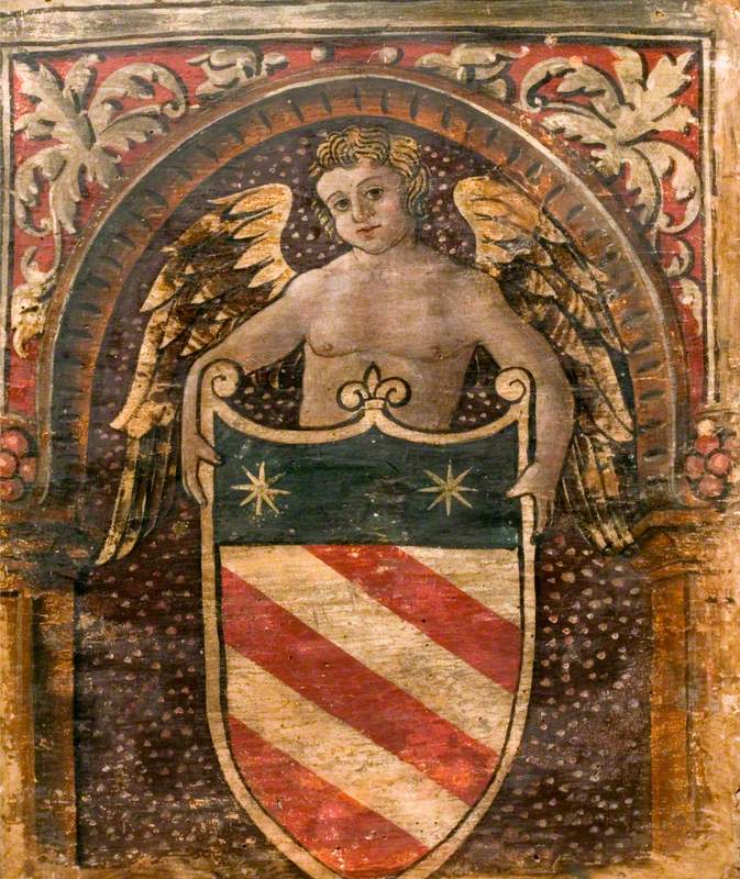 A Cupid with a Coat of Arms