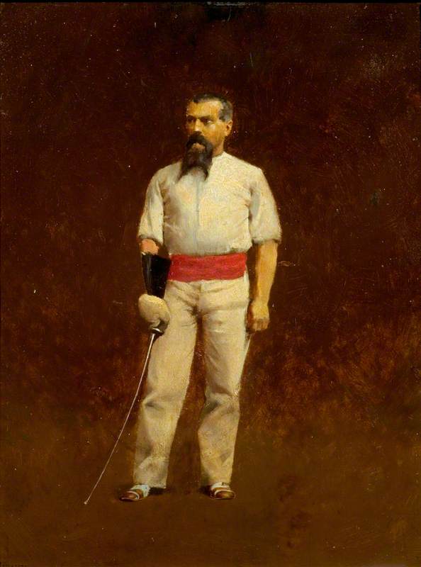 Sir Richard Burton (1821–1890), Dressed for Fencing