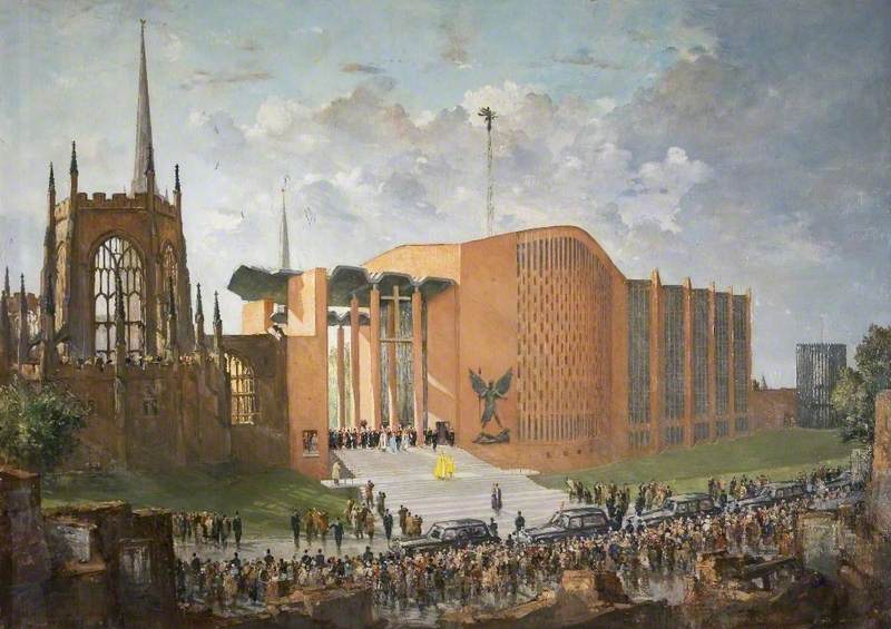 The Consecration of the New Coventry Cathedral, 1962