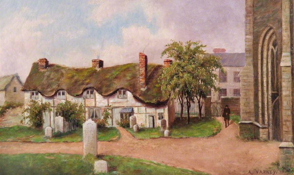 Cottages At The West End Of The Original Parish Church Art Uk