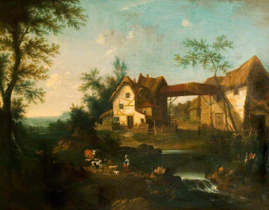 Farmhouse in a Classical Landscape