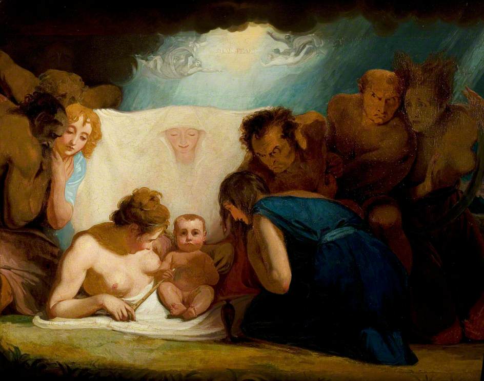The Infant Shakespeare Attended by Nature and the Passions
