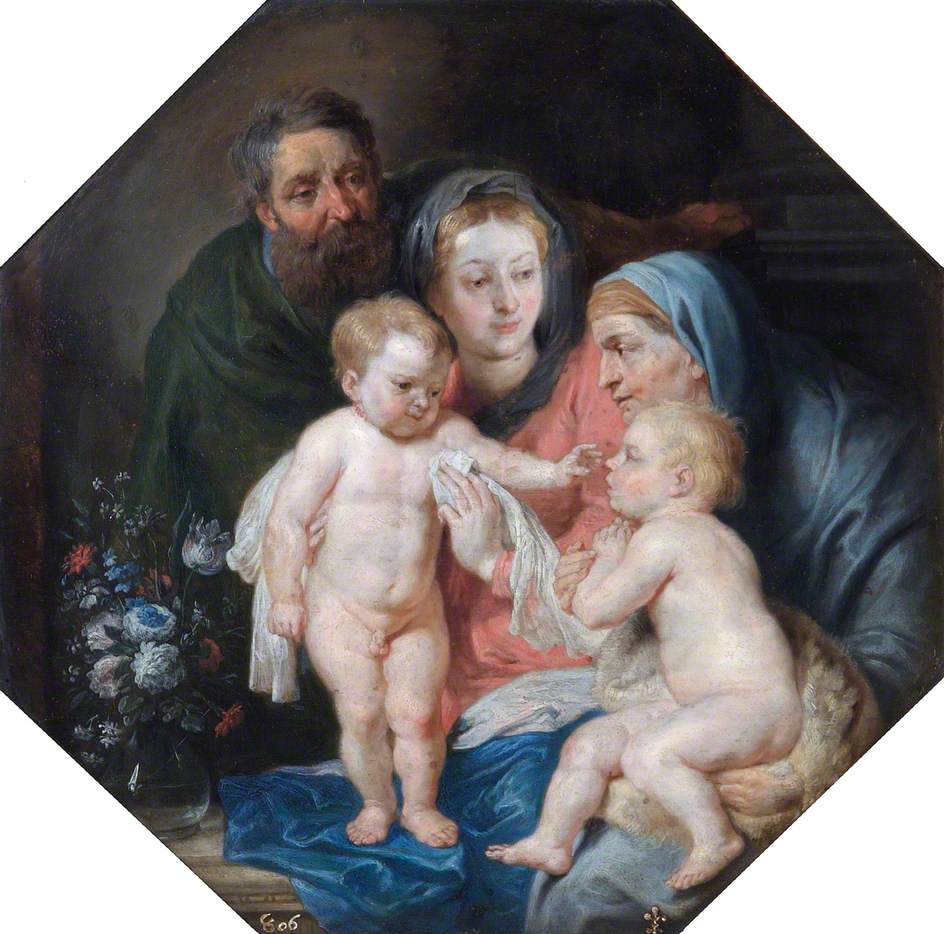 The Holy Family with Saint Elizabeth and the Infant Saint John