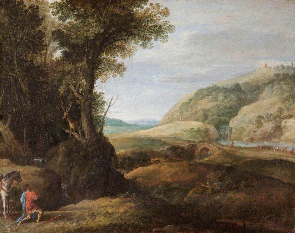 Landscape with Saint Eustace and the Stag