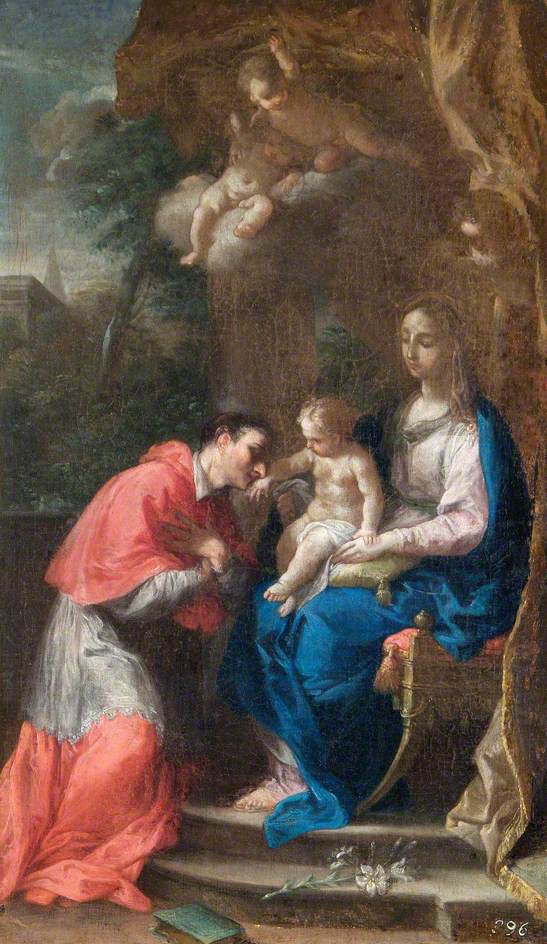 The Virgin and Child with Saint Carlo Borromeo
