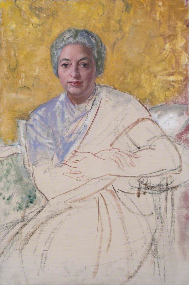 Unfinished Portrait Vijayalakshmi Pandit