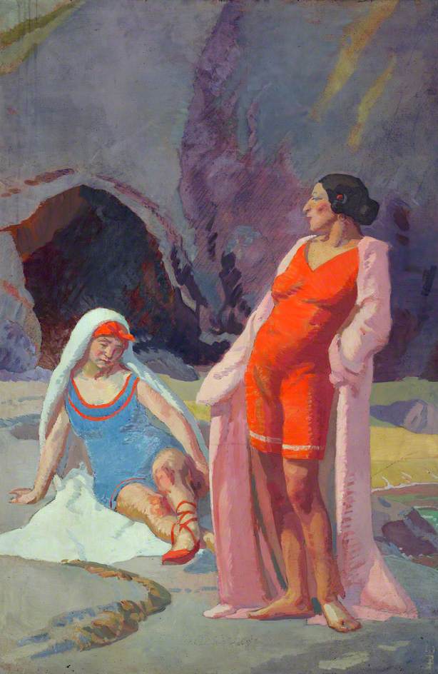 Two Women Bathing