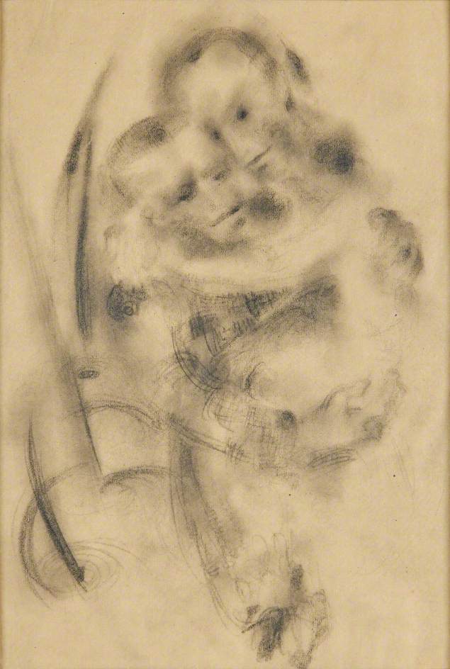 Untitled (Embracing Figures)