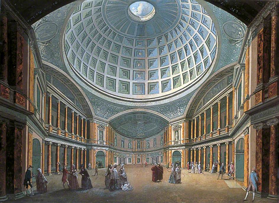 Interior of the Pantheon, Oxford Road, London