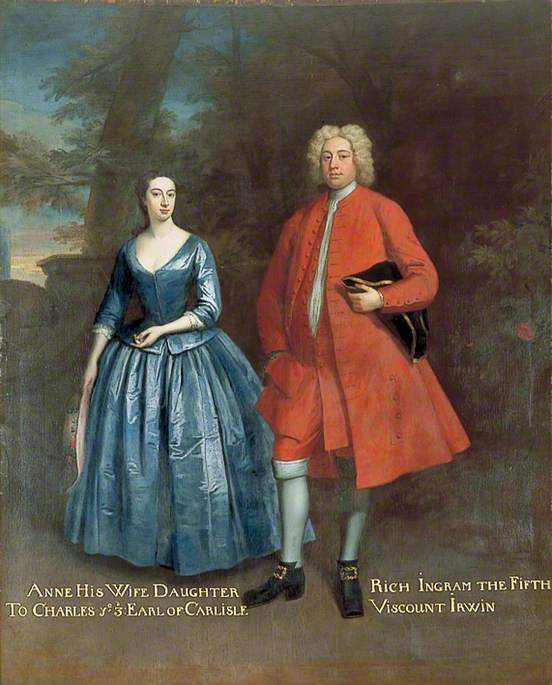 Rich Ingram, 5th Viscount Irwin (1687/1688–1721), and His Wife Anne Howard (c.1696–1764)