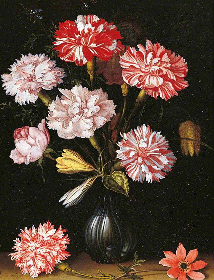 Floral Study: Carnations in a Vase