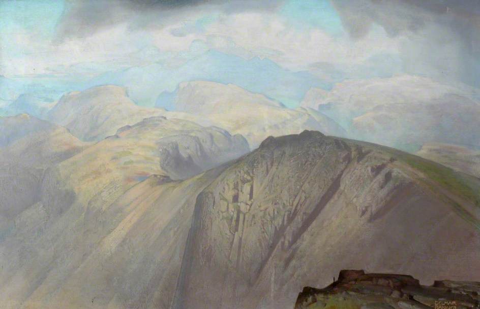 Skiddaw from Great Gable